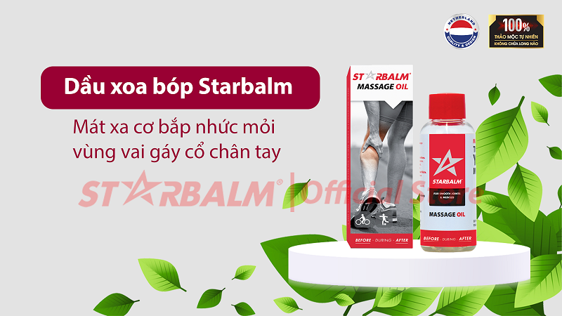 dầu xoa bóp làm nóng starbalm