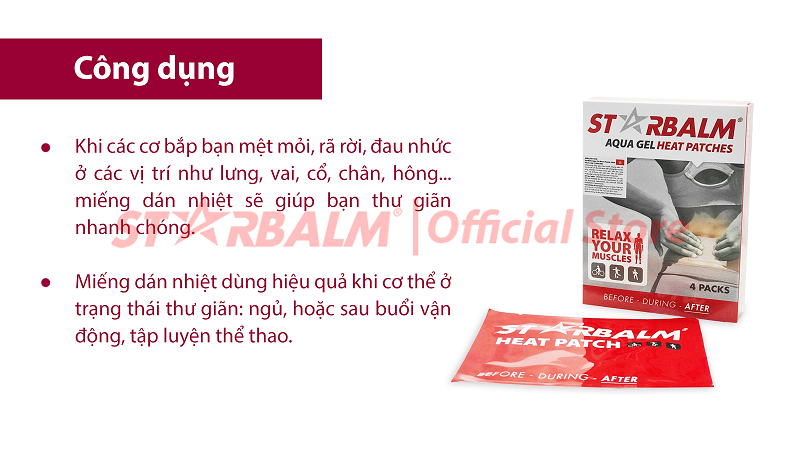 miếng dán nhiệt starbalm