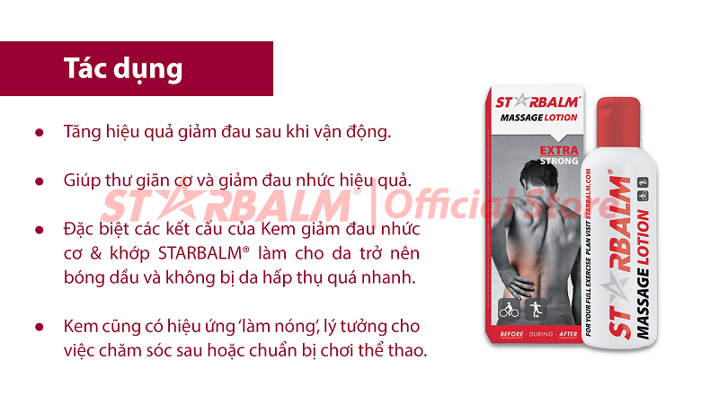 kem xoa bóp làm nóng starbalm