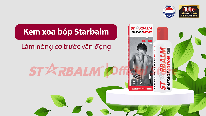 kem xoa bóp làm nóng starbalm