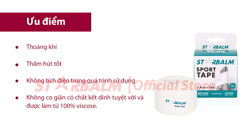 băng quấn thể thao starbalm