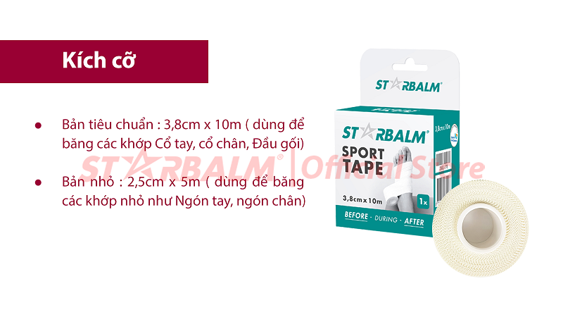 băng quấn thể thao starbalm