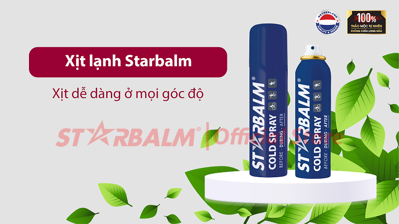 chai xịt lạnh starbalm