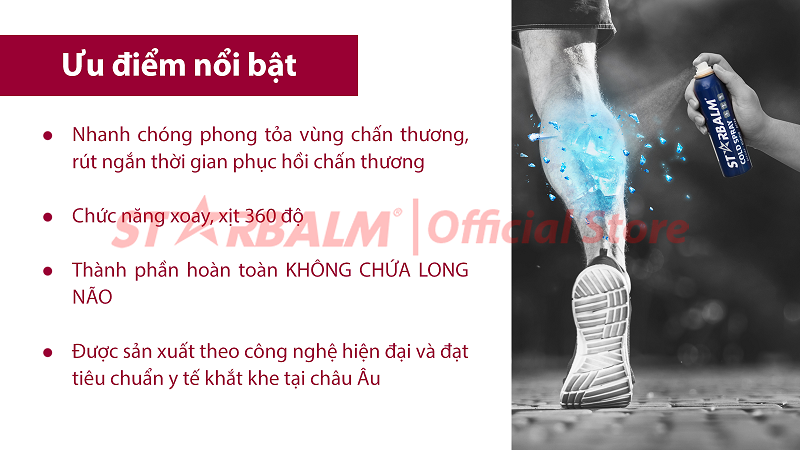 chai xịt lạnh starbalm