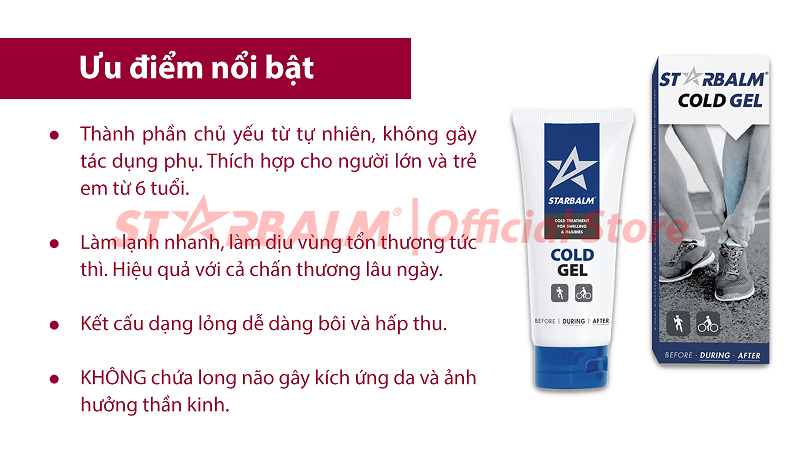 gel làm lạnh starbalm